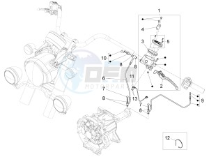 California 1400 Touring ABS USA-CND 1380 drawing Clutch control