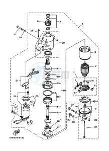 F80A drawing STARTER-MOTOR