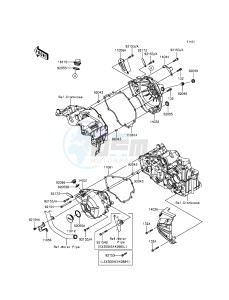 NINJA 300 ABS EX300BEFA XX (EU ME A(FRICA) drawing Engine Cover(s)