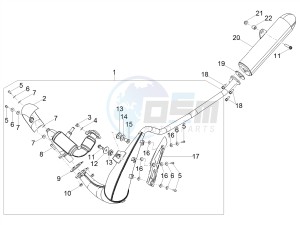 SX 50 E4 (EMEA) drawing Exhaust pipe