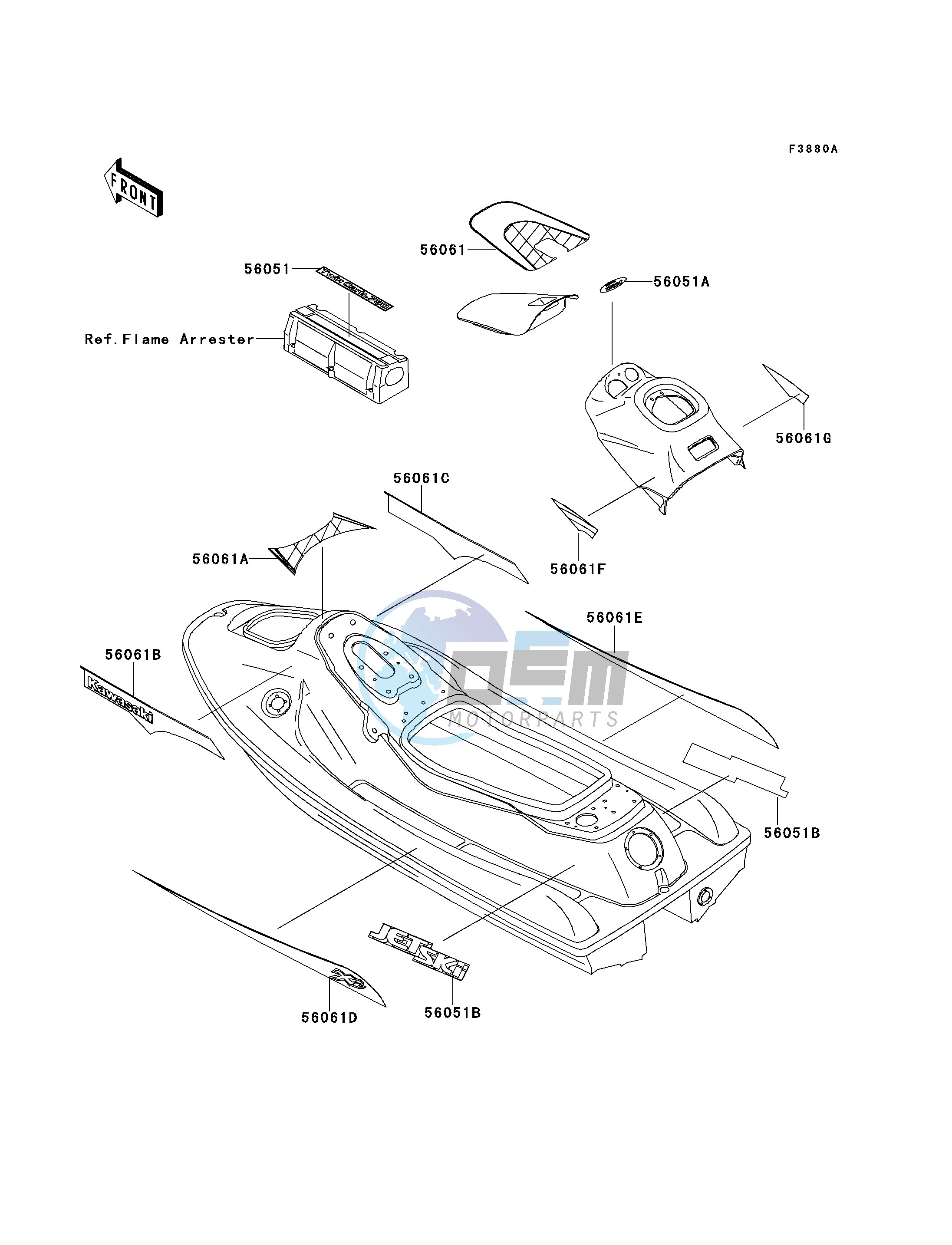 DECALS-- JH750-F2- -