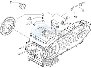 X9 500 Evolution ABS 2006-2007 drawing Starter - Electric starter