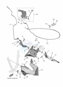 YXF850ES YX85FPSN (BARH) drawing PEDAL WIRE