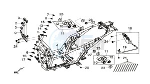 CITYCOM 300I S drawing FRAME