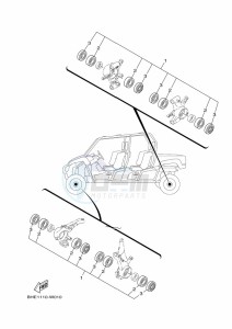 YXC700E YX70CPM (BHE2) drawing MAINTENANCE PARTS KIT