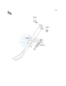 VN 800B [VULCAN 800 CLASSIC] (B6-B9) [VULCAN 800 CLASSIC] drawing STAND-- S- -