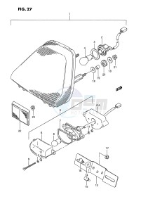 GSX1100 (E2) drawing REAR COMBINATION LAMP