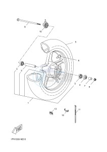 NS50 NITRO (1PH2) drawing FRONT WHEEL