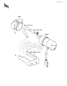 VN 1500 B [VULCAN 88 SE] (B1-B3) [VULCAN 88 SE] drawing FUEL PUMP