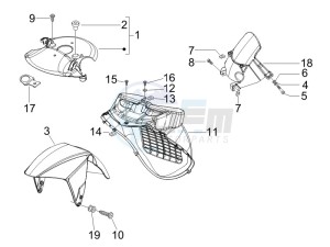 Runner 50 Pure Jet SC drawing Wheel housing - Mudguard