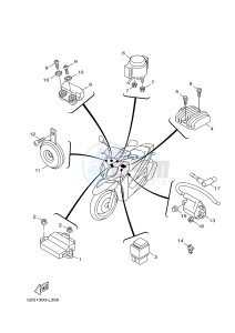 HW151 XENTER 150 (52S2) drawing ELECTRICAL 1