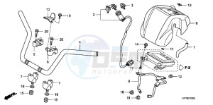 NC750DH NC750D ED drawing FRONT FENDER