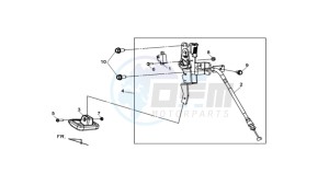 MAXSYM 400 EFI drawing PARK LEVER