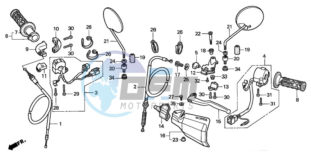 HANDLE LEVER/SWITCH/ CABLE