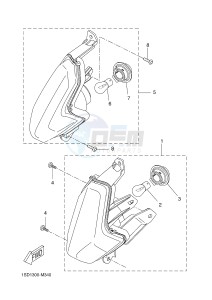 YP125R X-MAX125 (2DM1 2DM1) drawing FLASHER LIGHT