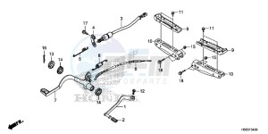 TRX250TEG TRX250T Europe Direct - (ED) drawing PEDAL/STEP