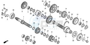 VF750C drawing TRANSMISSION