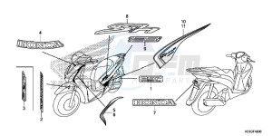 SH125DSG SH125 UK - (E) drawing MARK/STRIPE