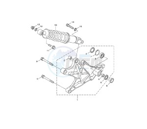 HW XENTER 125 drawing REAR SHOCK ABSORBER