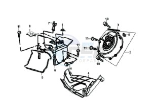 FIDDLE II 50 45KMH NEW ENGINE drawing AIRBOX