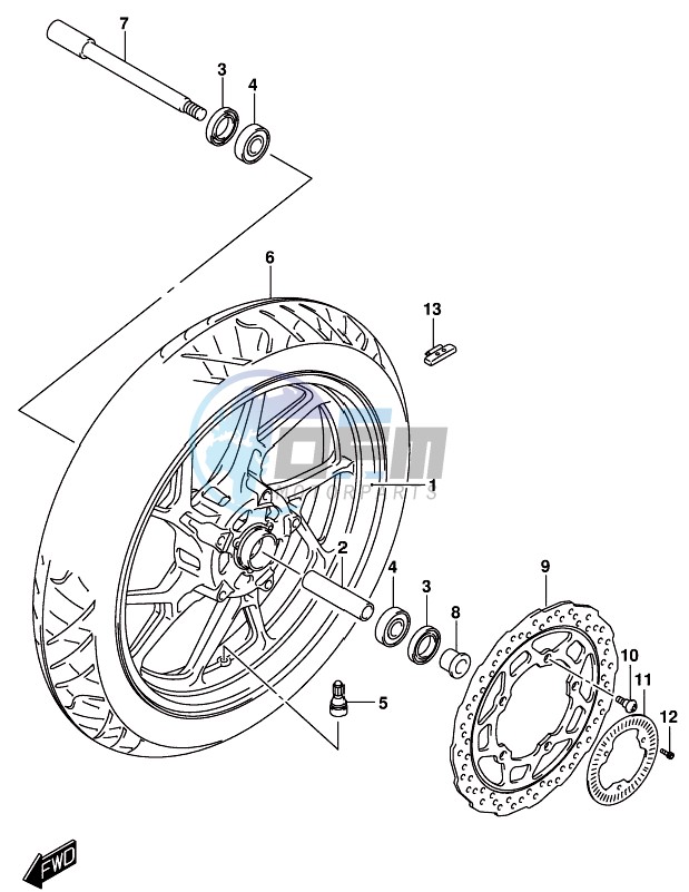 FRONT WHEEL