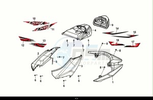 CROX 50 (AE05WB-EU) (E5) (M1) drawing BODY COVER