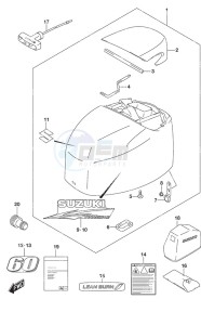 DF 60A drawing Engine Cover