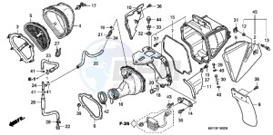 CRF450XD CRF450X Europe Direct - (ED) drawing AIR CLEANER