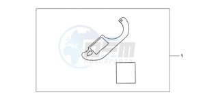 XL700VA9 France - (F / ABS CMF SPC) drawing METER PANEL