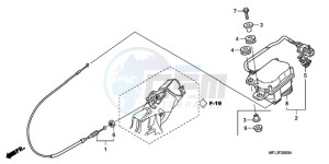 CBR1000RRA Europe Direct - (ED / HRC) drawing SERVO MOTOR