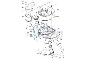 TDM 850 drawing INTAKE