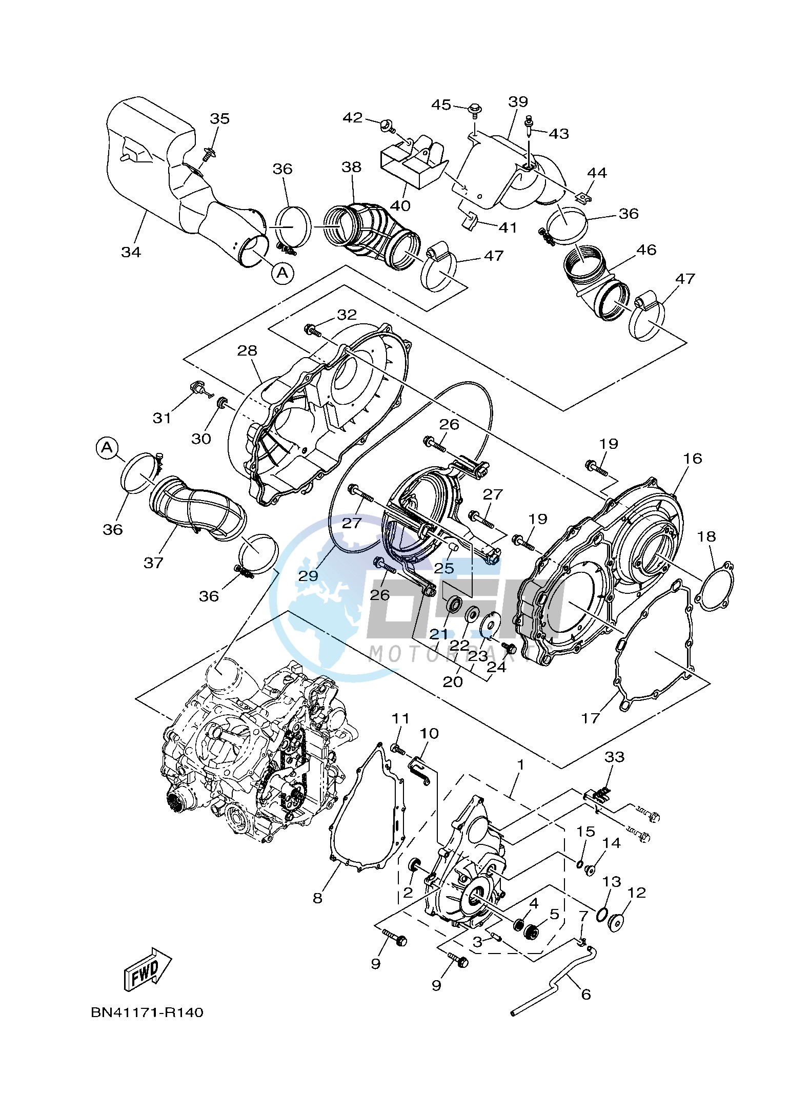 CRANKCASE COVER 1