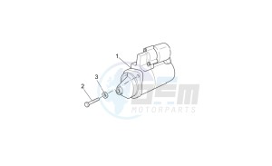 V7 II Stone ABS 750 drawing Starter motor