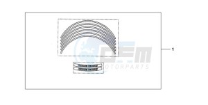 NSA700A9 Europe Direct - (ED / MME) drawing KIT WHEEL STICKER