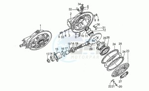 California III 1000 Iniezione Iniezione drawing Bevel gear