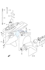 DF 90A drawing Gear Case