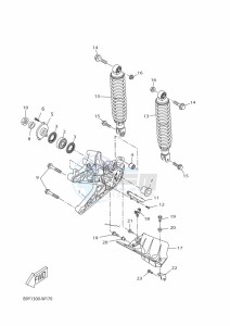 CZD300D-A XMAX 300 (BGS3) drawing FENDER