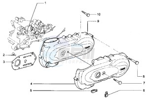 Hexagon 180 LXT drawing Crankcase cover clutch side