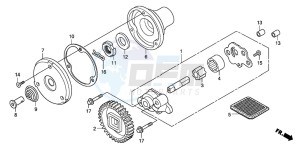 CBF150SH drawing OIL PUMP