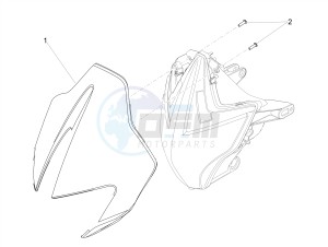 DORSODURO 900 E4 ABS (EMEA, LATAM) drawing Windshield