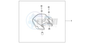 CB1000RA9 UK - (E / ABS MPH) drawing HUGGER