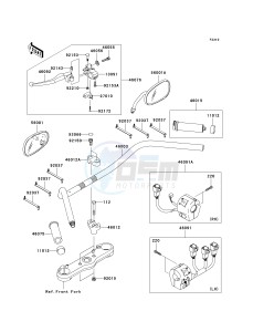 VN 2000 E [VULCAN 2000 CLASSIC] (6F-7F) E6F drawing HANDLEBAR