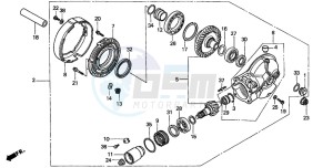 VT1100C2 drawing FINAL DRIVEN GEAR