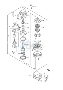 DF 60A drawing Starting Motor