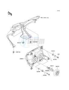 ZR 750 K [Z750S] (K1) K1 drawing HEADLIGHT-- S- -