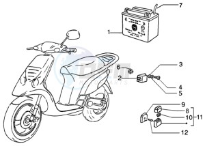 NRG 50 MC3 DD drawing Battery - Relays