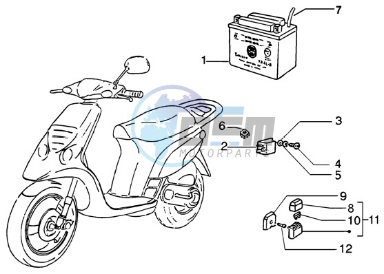 Battery - Relays