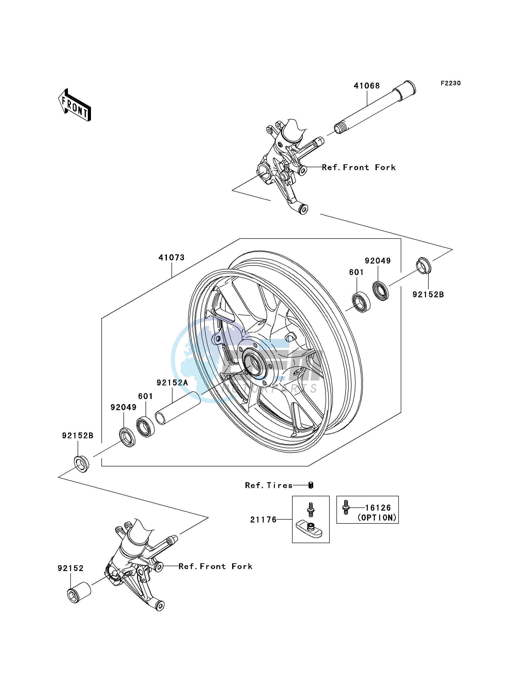 FRONT WHEEL