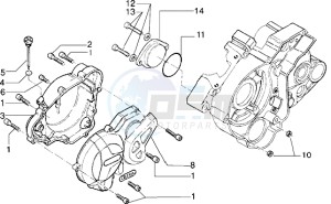 Surfer 50 drawing Half crankcase covers