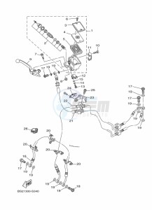 MT-09 MTN850-A (BS2G) drawing FRONT MASTER CYLINDER